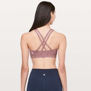 Lululemon Athletica Energy Bra Dusty Rose Size 4/Size Small